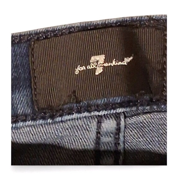 7 For All Mankind Size 28 Tailorless Dojo Wide Leg Flare High Rise Rockabilly Pr - Picture 4 of 12